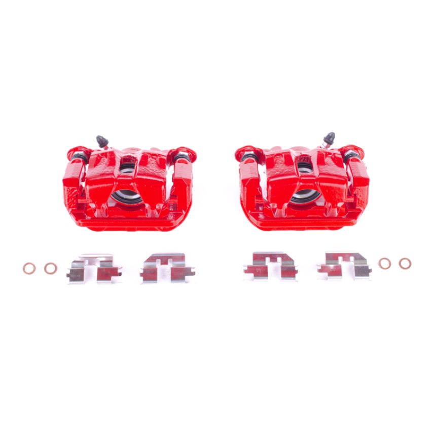 PowerStop S2928A Red Powder Coated Calipers