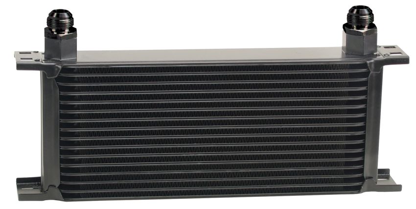 Derale 51610 16 Row Series 10000 Stack Plate Oil Fluid Cooler, -10AN