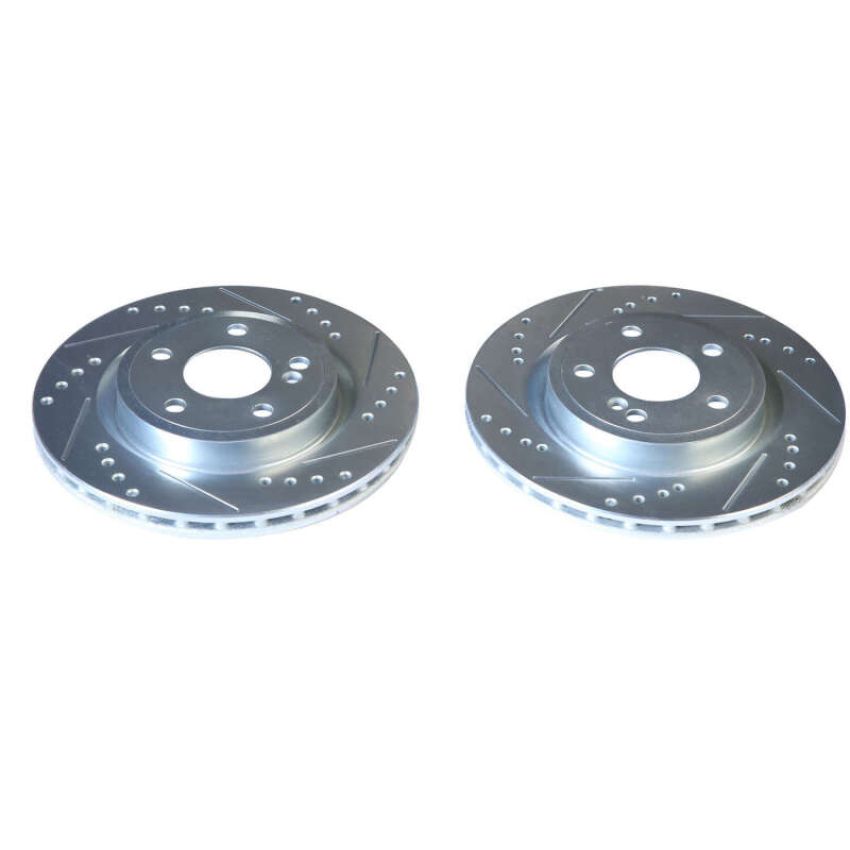 PowerStop EBR1607XPR PowerStop Evolution Performance Drilled, Slotted & Plated Brake Rotor Pair