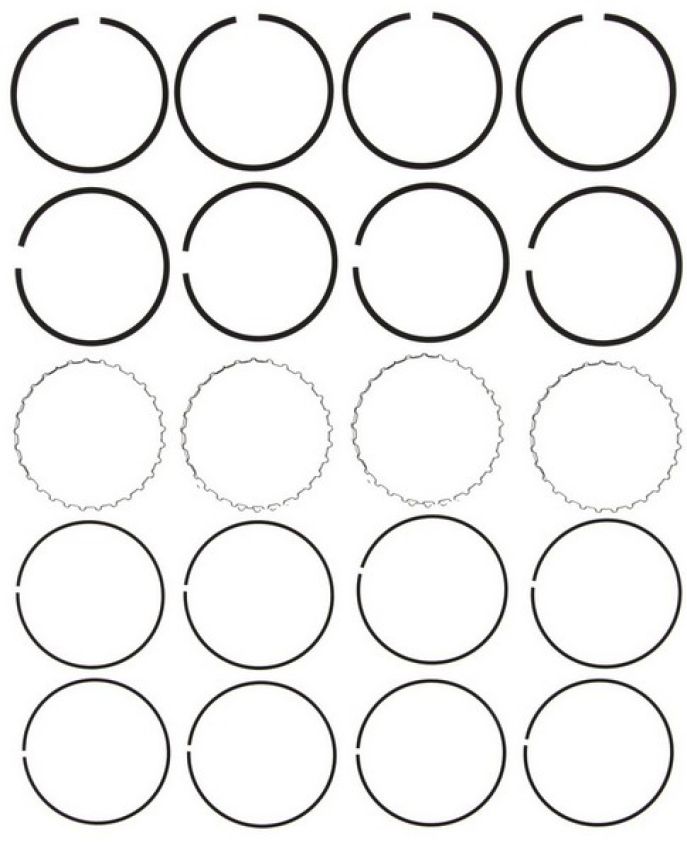 MAHLE 51686CP.040 Engine Piston Ring Set
