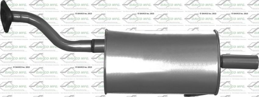 Davico Mfg 517899 Direct fit Muffler