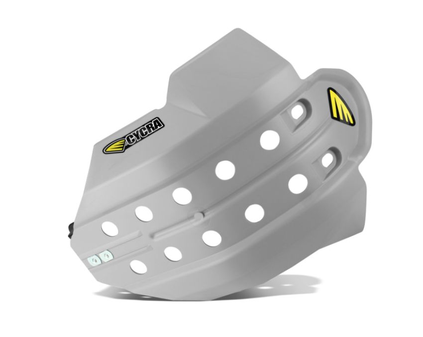 Cycra 1CYC-6216-80 14-15 Husqvarna TC/TE Full Armor Skid Plate - Grey