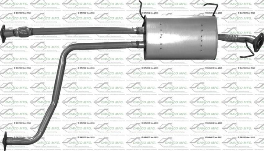 Davico Mfg 518884 Direct fit Muffler