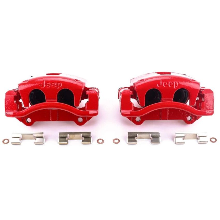 PowerStop S4990J Red Powder Coated Calipers