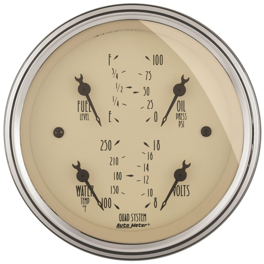 AutoMeter 1812 GAUGE, QUAD, 3 3/8
