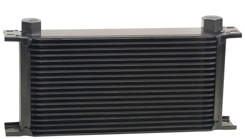 Derale 51978 19 Row Series 10000 Stack Plate Fluid Cooler, -10AN O-ring Female