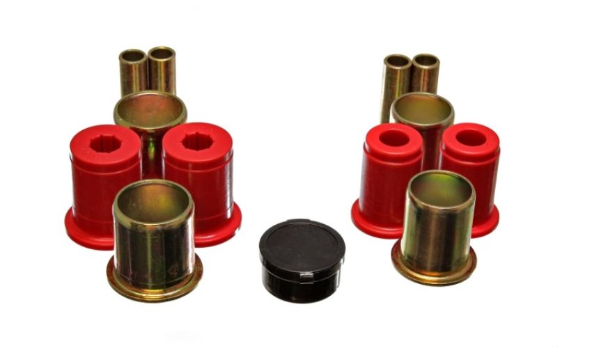Energy Suspension 3.3167R Universal Red Control Arm Bushing Set - LOWERS ONLY