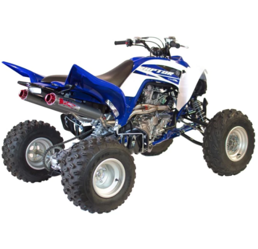 Big Gun 09-3673 15-23 Yamaha RAPTOR 700 EVO R Series Dual Full Syst Exhaust