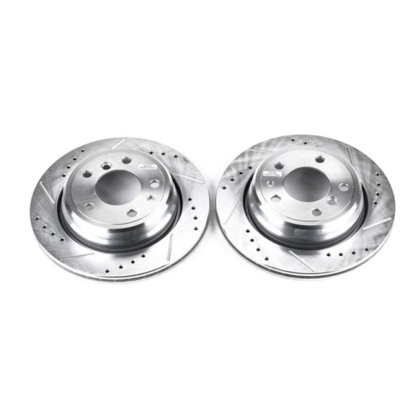 PowerStop EBR449XPR PowerStop Evolution Performance Drilled, Slotted & Plated Brake Rotor Pair