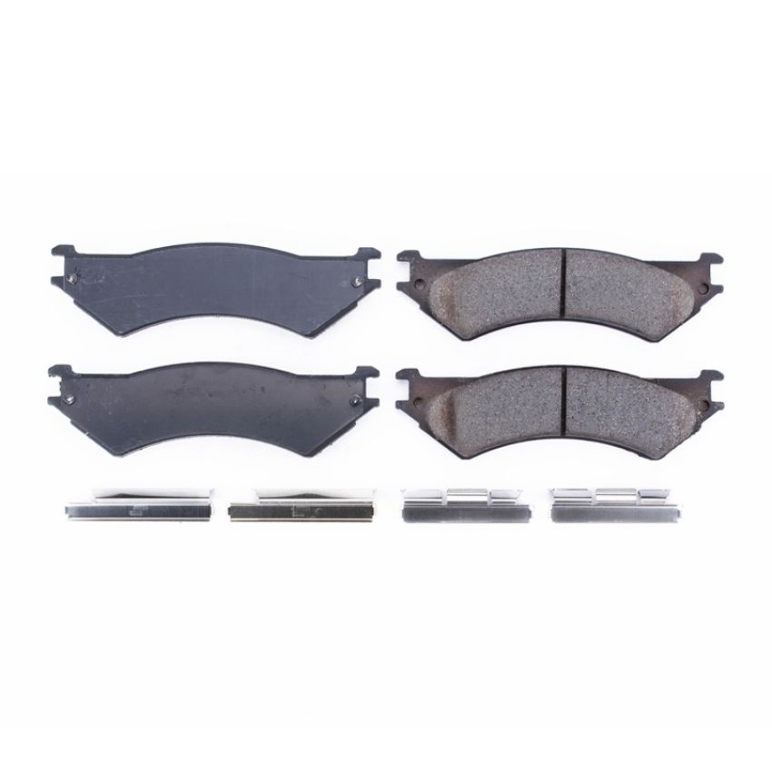 PowerStop 17-802 PowerStop - Z17 Low-Dust Ceramic Brake Pads with Hardware