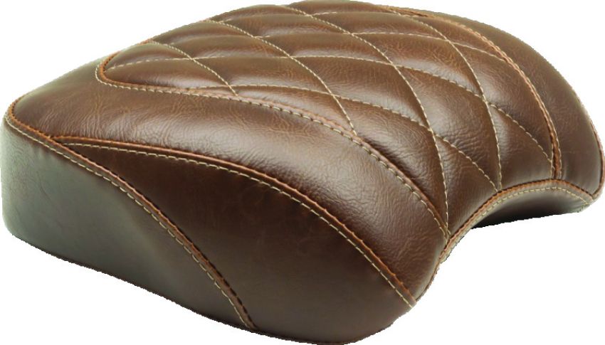 Mustang Motorcycle 83015 Mustang 18-21 Harley Fat Bob Wide Tripper Passenger Seat - Brown