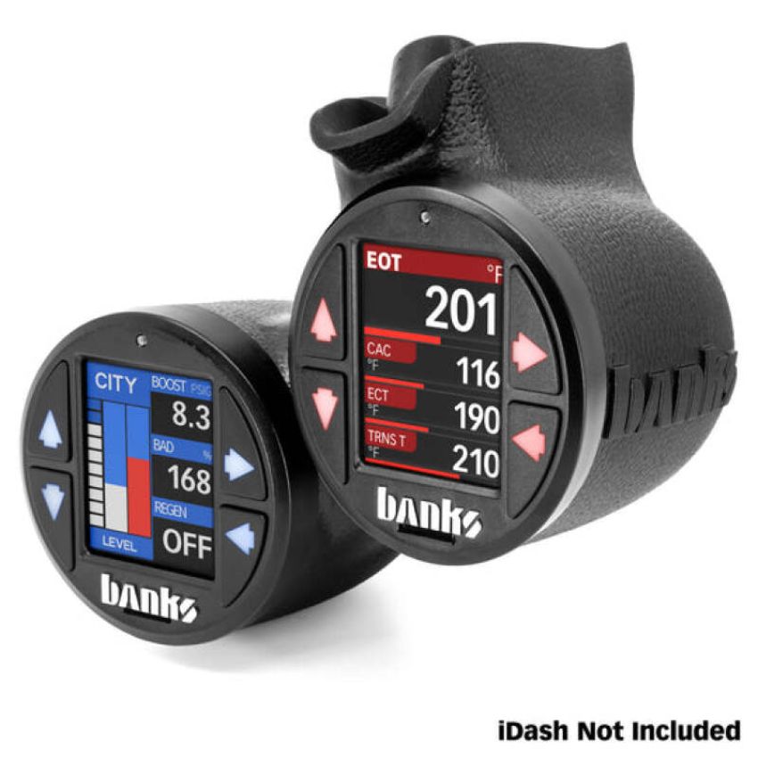 Banks Power 63375 11-16 Ford Super Duty iDash Stealth Dual Gauge Pod Mount