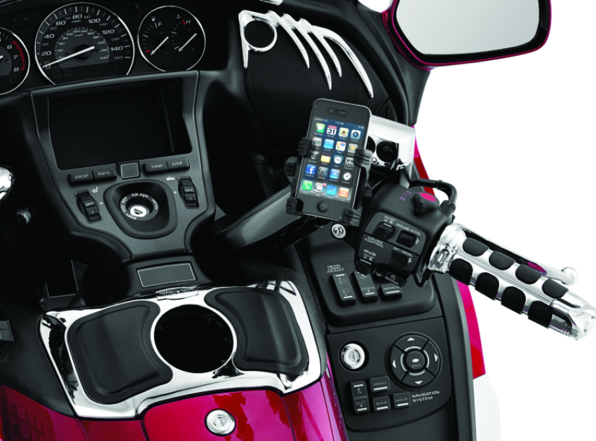 Kuryakyn 1698 Tech Connect Standard Cradle For Perch Mount Black