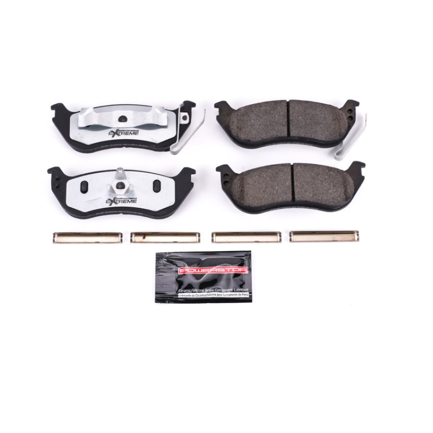 PowerStop Z36-1109 PowerStop - Z36 Truck and SUV Carbon-Fiber Ceramic Brake Pads with Hardware Kit