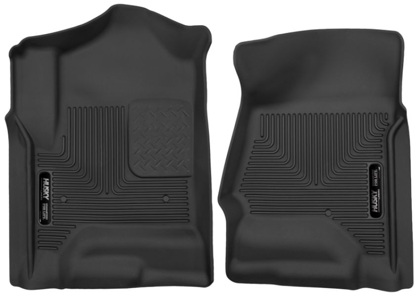 HUSKY LINERS HSK53111 GM X-Act Contour Floor Liners Front Black