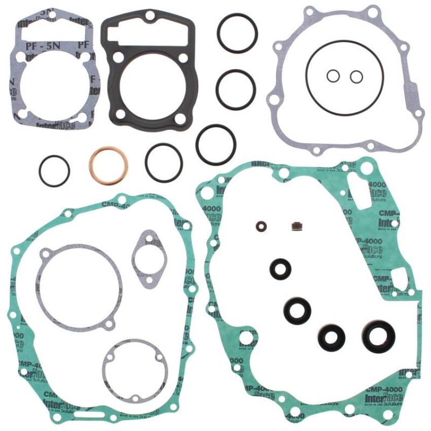 Vertex Pistons 811228 Vertex Gaskets 02-11 Honda CTX200 Complete Gasket Kit w/ Oil Seals