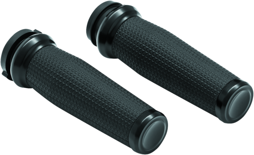 Kuryakyn 5943 Thresher Grips Throttle-By-Wire Black