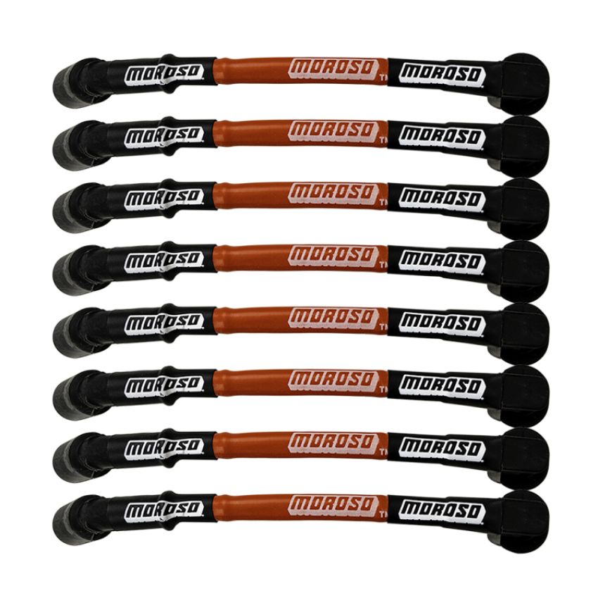 MOROSO MOR52534 Ultra Plug Wire Set GM LS 11.0 Long Red