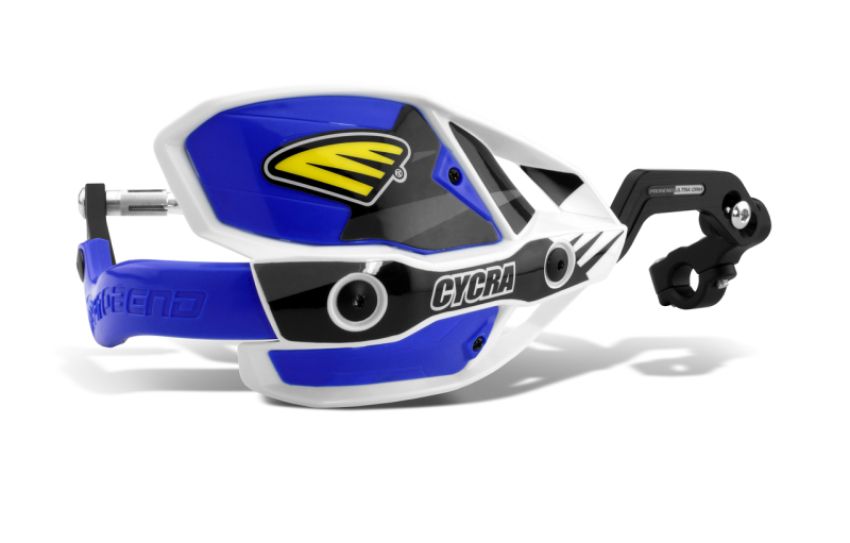 Cycra 1CYC-7407-62X CRM Ultra 7/8 in. Clamp w/White Shields/Blue Covers