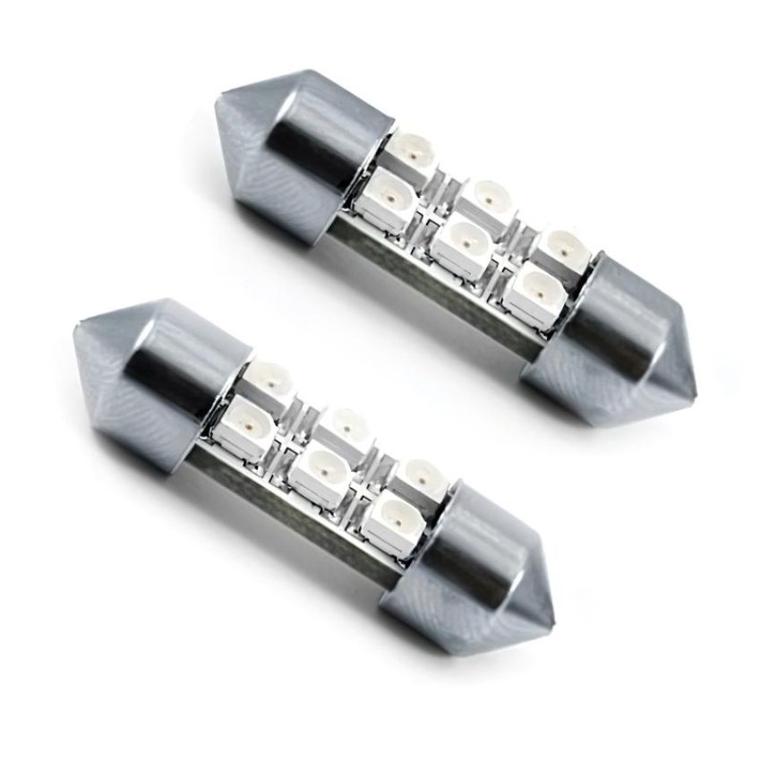 Oracle Lighting 5201-001 31mm 6 LED SMD Festoon Bulbs, Cool White, Pair