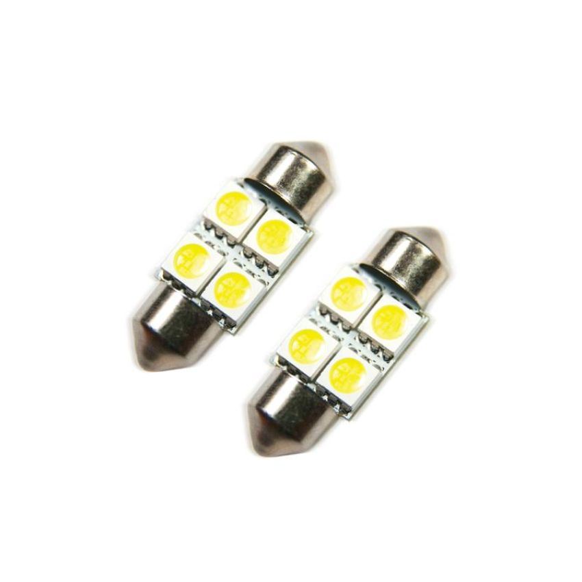 Oracle Lighting 5203-001 33mm 4 LED 3-Chip Festoon Bulbs, Cool White, Pair