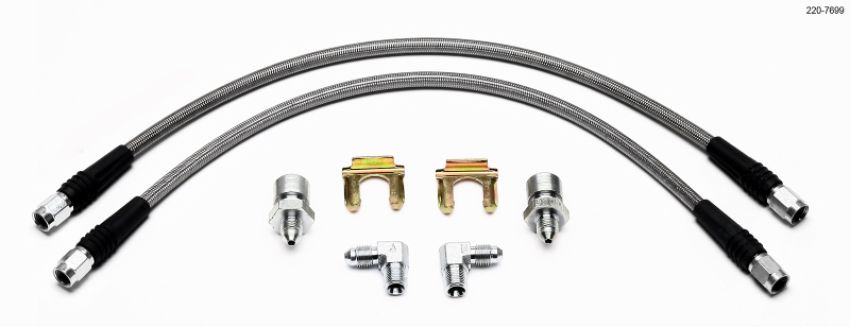 Wilwood 220-7699 Flexline Kit 55-57 Chevy w/ Forged Dynalite Front Caliper
