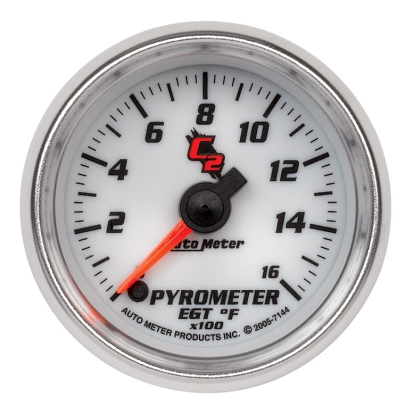 AutoMeter 7144 GAUGE, PYROMETER (EGT), 2 1/16