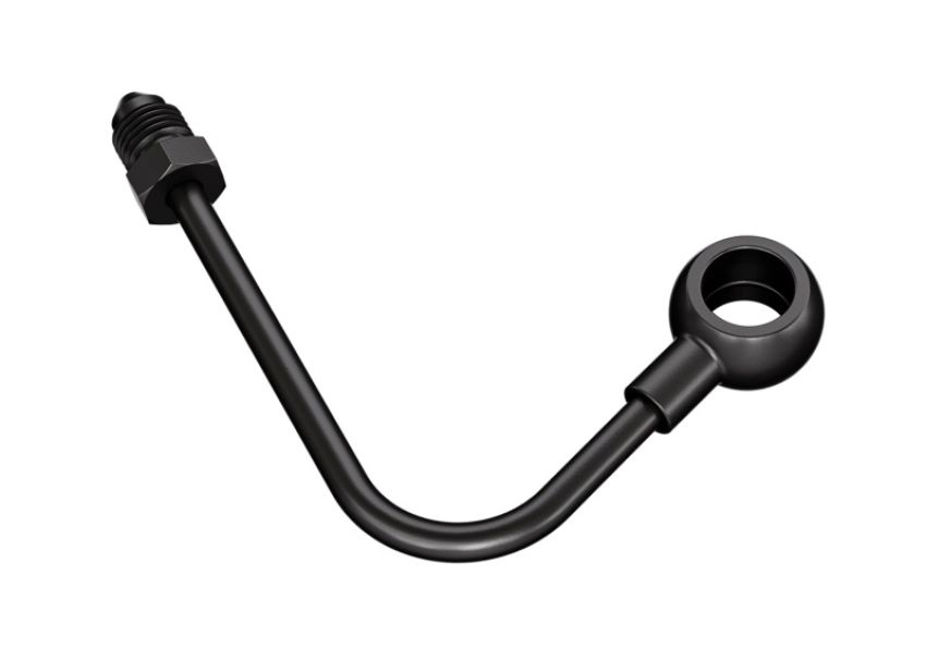 Goodridge PMCHD-030ZBK 11-17 Harley Davidson Softail Models Front ABS Banjo Adaptor - Black
