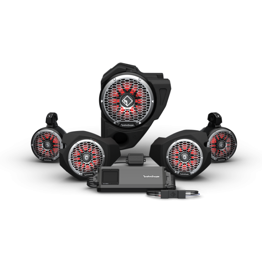 Rockford Fosgate UTV RZR14RC-STG5 Rockford Fosgate 14+ RZR Stage-5 Audio System For Ride Command (Gen-3)