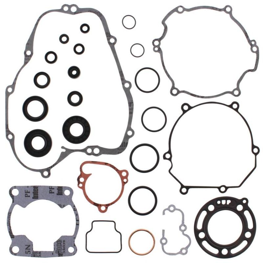 Vertex Pistons 811419 Vertex Gaskets 07-13 Kawasaki KX85 Complete Gasket Kit w/ Oil Seals