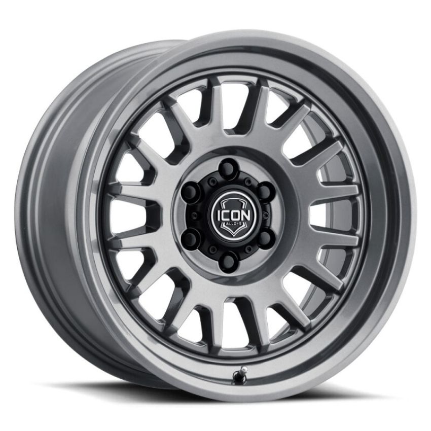 ICON 8217859057GM Anza 17x8.5 / 6x5.5 / 25mm Offset / 5.75in BS - Gun Metal Wheel