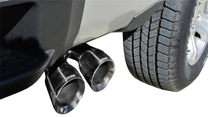 CORSA Performance 14874 Corsa 14-19 GMC Sierra/Chevy Silv 1500 Crew Cab/Std. Bed 5.3L V8 Polished  Single Side CBExhaust