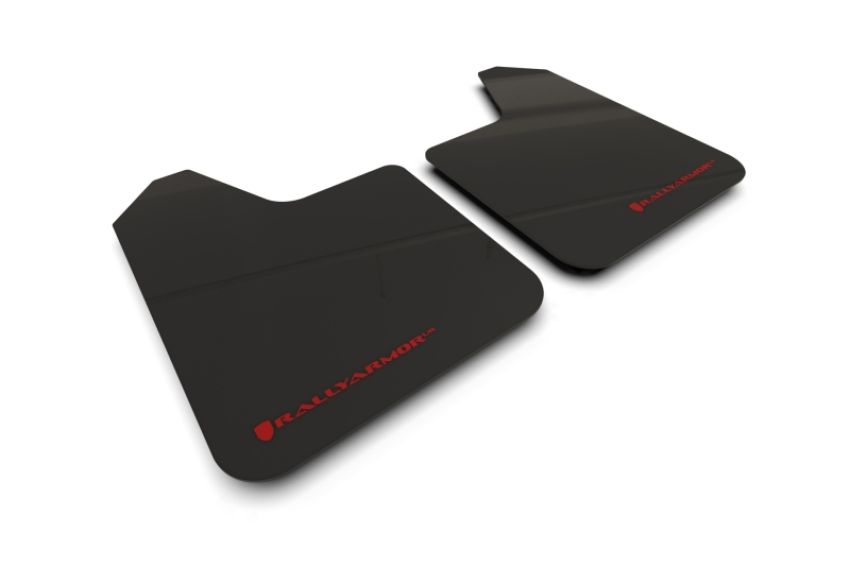 Rally Armor MF12-UR-BLK-RD-LRT Black Mud Flap/Red Logo