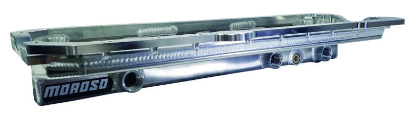 Moroso 20938 Toyota 2JZ-GE/2JZ-GTE w/Three -12An Fittings Dry Sump Aluminum Oil Pan