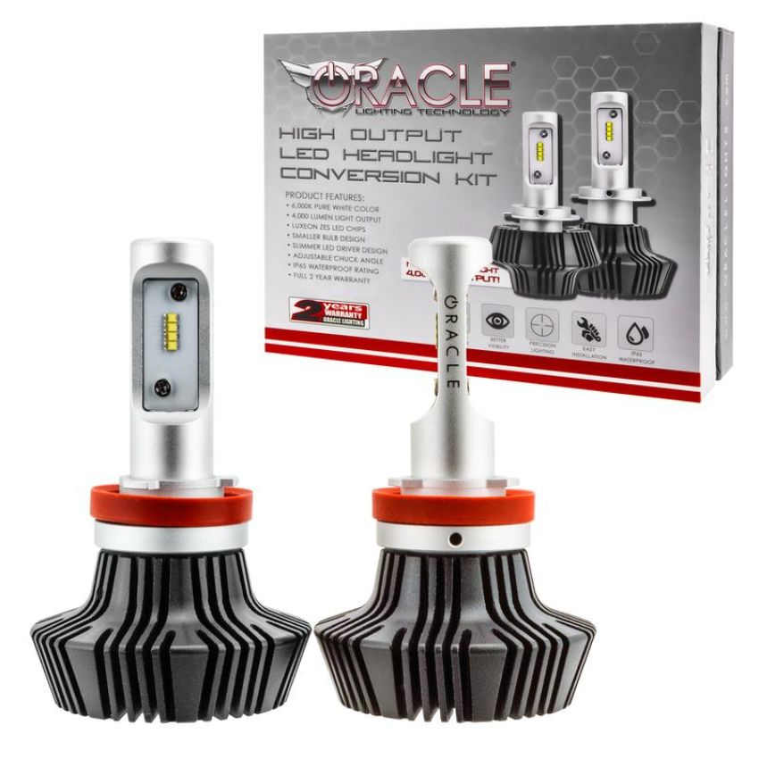 Oracle Lighting 5235-001 ORACLE Lighting H11 4,000+ Lumen LED Headlight Bulbs (Pair)