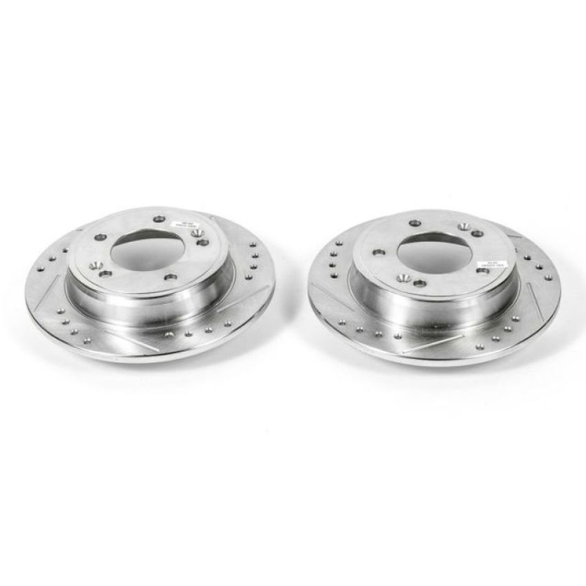 PowerStop JBR1563XPR PowerStop Evolution Performance Drilled, Slotted & Plated Brake Rotor Pair