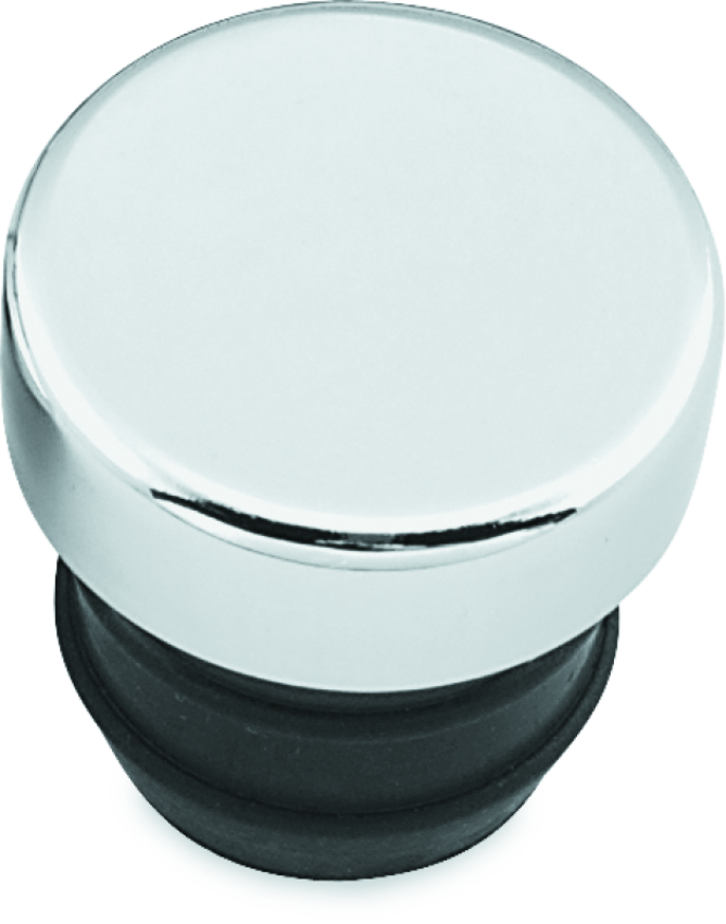 Bikers Choice 490450 Big Twin & XL Chrome Custom Oil Tank Cap 1 3/16 Inch Push In Replaces H-D 62644-84T