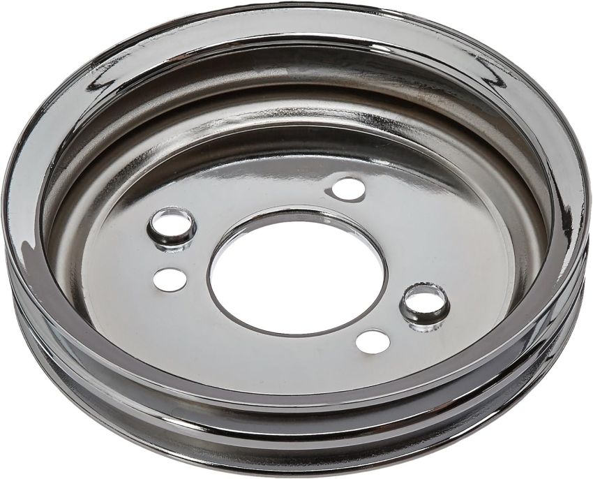RACING POWER CO-PACKAGED RPCR9816 BB Chevy Double Groove Crankshaft Pulley  SWP