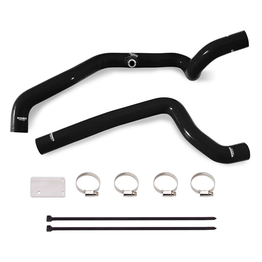 Mishimoto MMHOSE-JLH-18BK 18+ Jeep Wrangler JL 2.0L Black Silicone Radiator Coolant Hose Kit