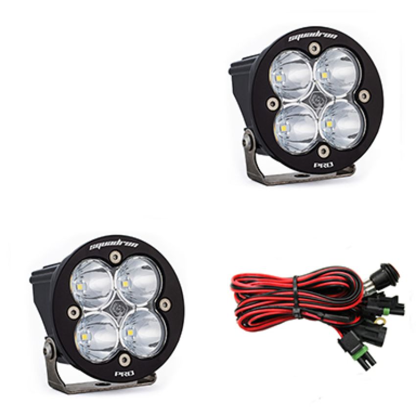 Baja Designs 597806 Squadron-R Pro Black LED Auxiliary Light Pod Pair