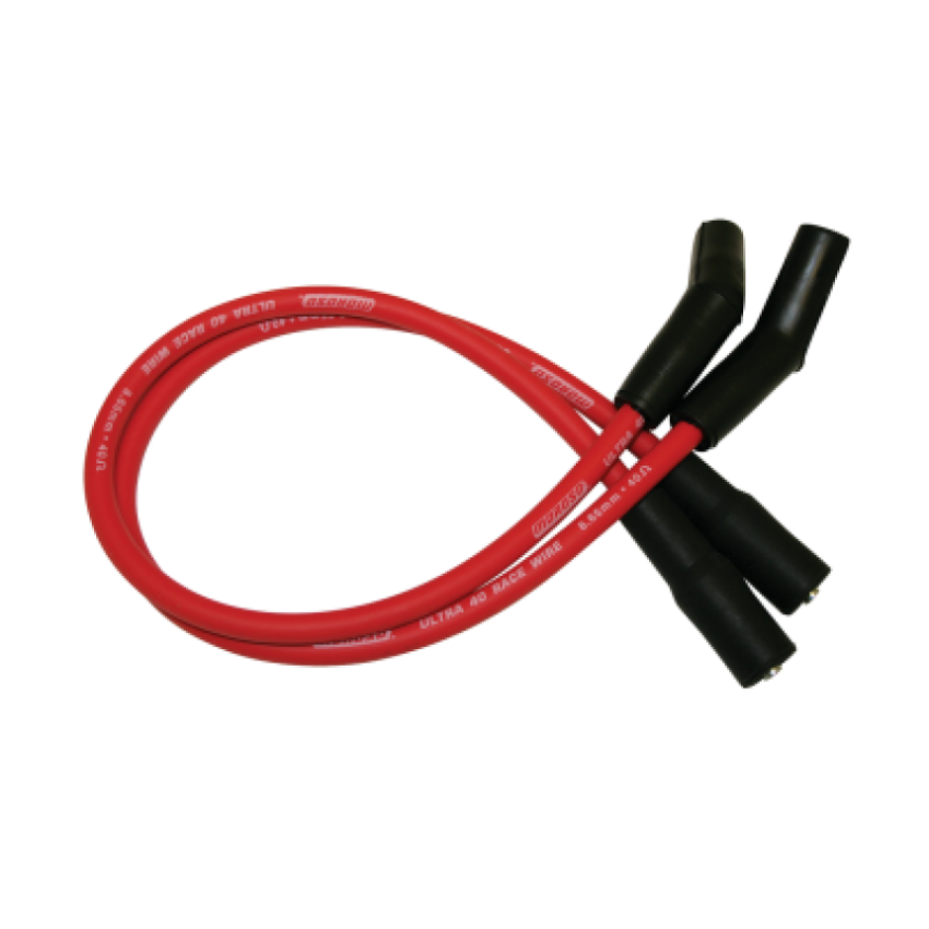 Moroso 28619 99-08 Harley-Davidson FLT/FLHT/FLHR/FLTR Ultra 40 Wire Set - Red