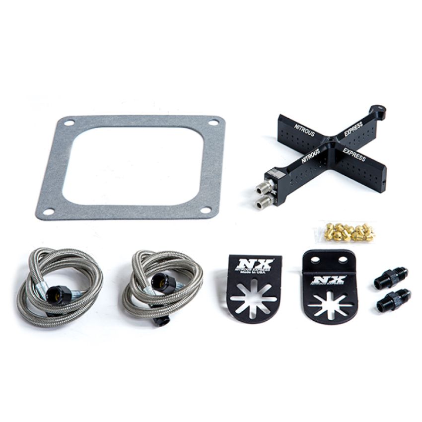 Nitrous Express NX619C Covert Crossbar Pro Power Plate Conversion (4500 Flange) 100-500Hp