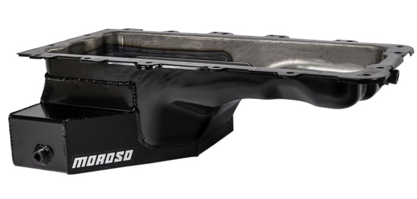 MOROSO MOR20548 Ford 4.6L/5.4L Oil Pan 8qt. Clear Zinc Steel