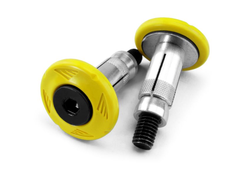 Cycra 1CYC-0010-55 Grip Armor Bar End - Yellow
