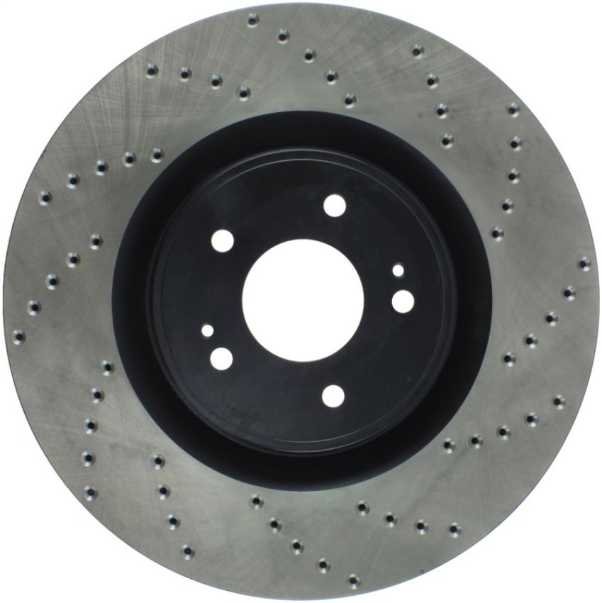 Stoptech 128.46076L 08-16 Mitsubishi Lancer Sport Drilled Left Front Rotor