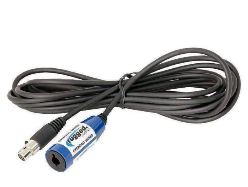 Rugged Radios CS-OFF-16 OFFROAD Straight Cable to Intercom (Select Length) 16 Feet