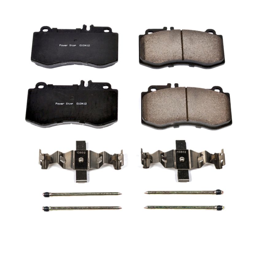 PowerStop 17-1420 PowerStop - Z17 Low-Dust Ceramic Brake Pads with Hardware