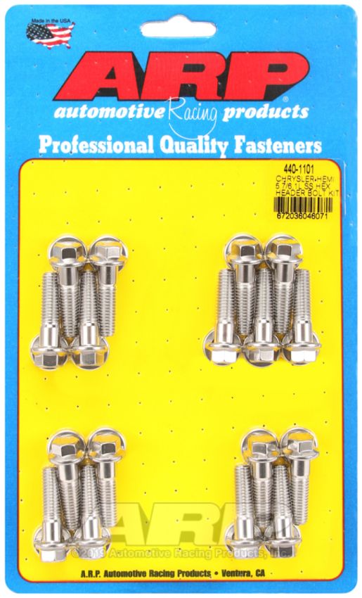 ARP ARP440-1101 Header Bolt Kit 6pt Mopar 5.7/6.1L Hemi