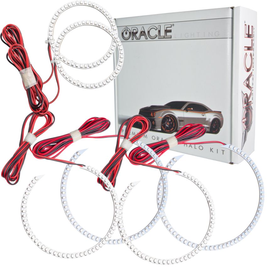 ORACLE Lighting 2627-003 Oracle Jeep Grand Cherokee 11-13 LED Headlight Halo Kit - Red