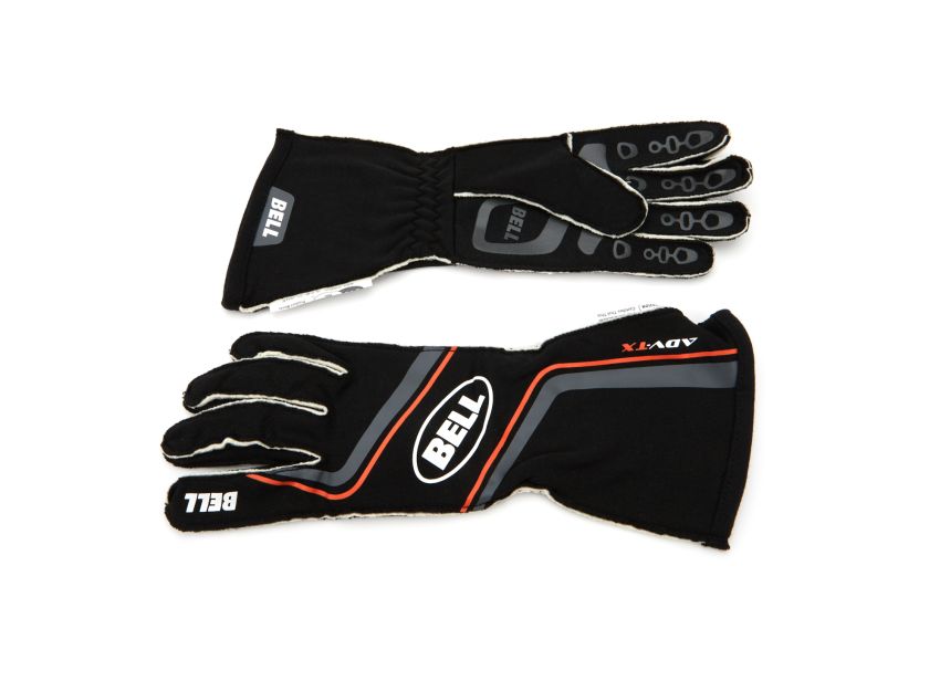 BELL HELMETS BELBR20022 Glove ADV-TX Black/Org Medium SFI 3.3/5